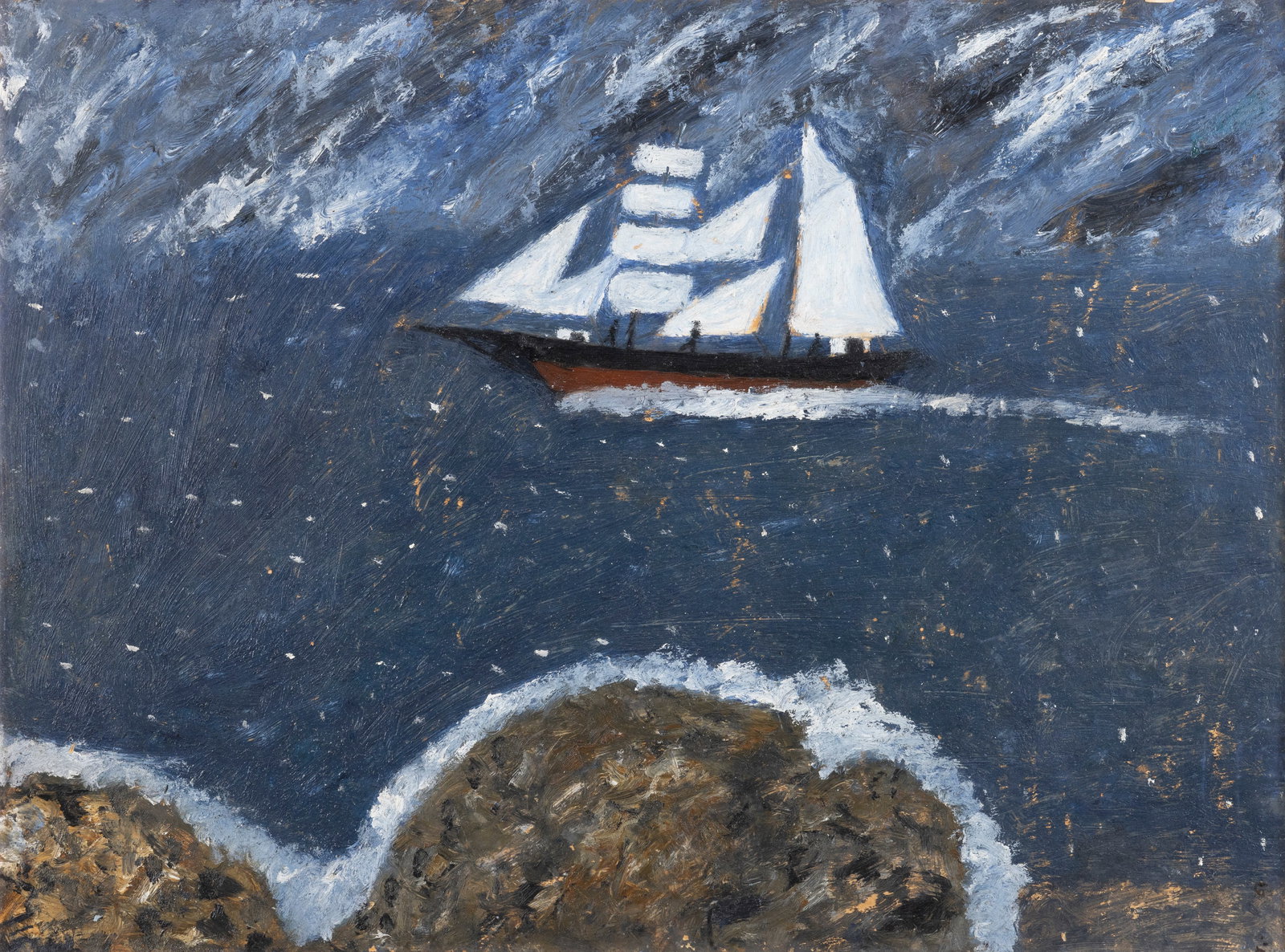 James Dixon (1887–1970) 'The Famous English Windjammer the Cutty Sark, Passing Tory Island, (1 of 5)