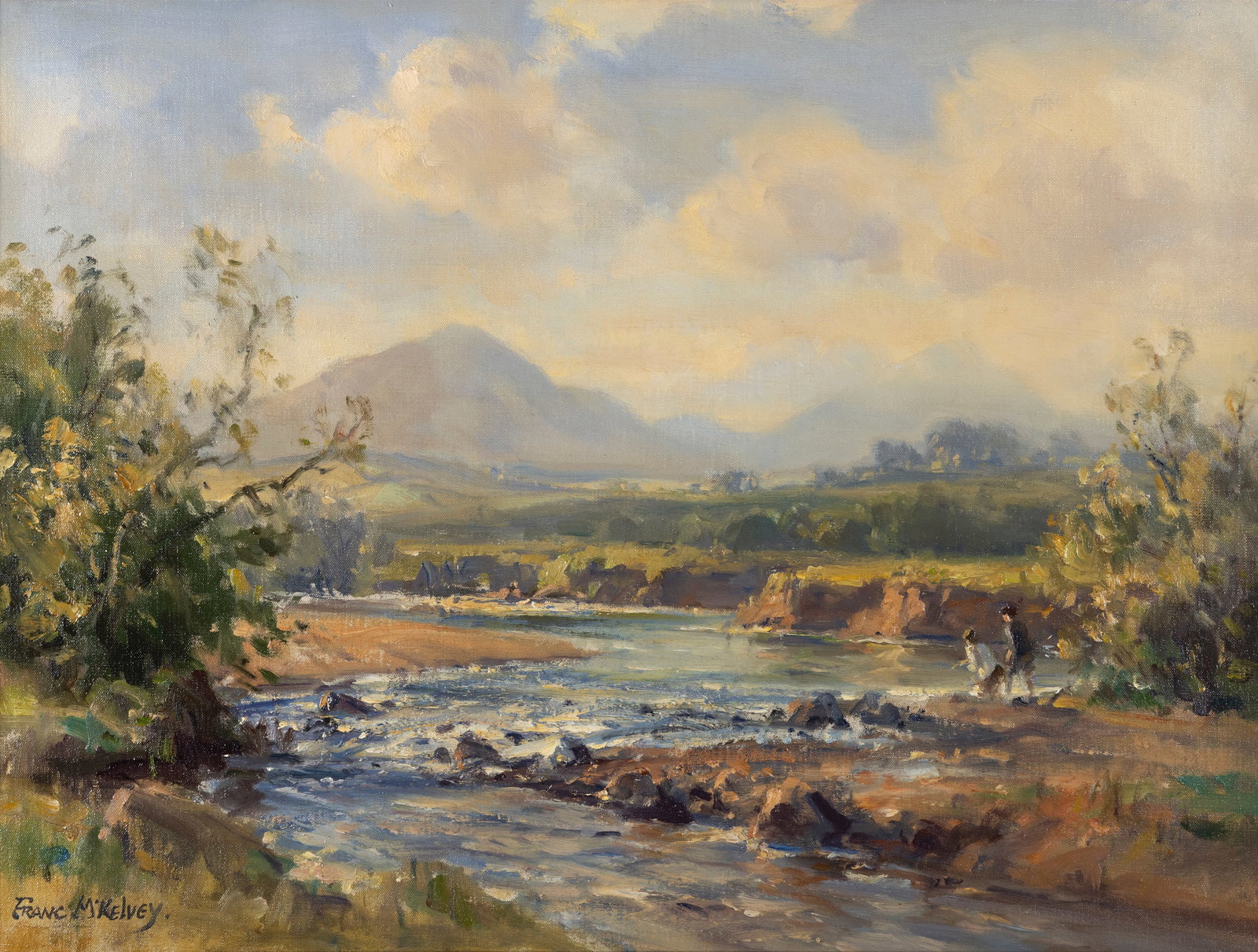 Frank McKelvey RHA RUA (1895-1974) River Ray, Co. Donegal Oil on canvas, 44 x 59cm (17¼ x (1 of 4)