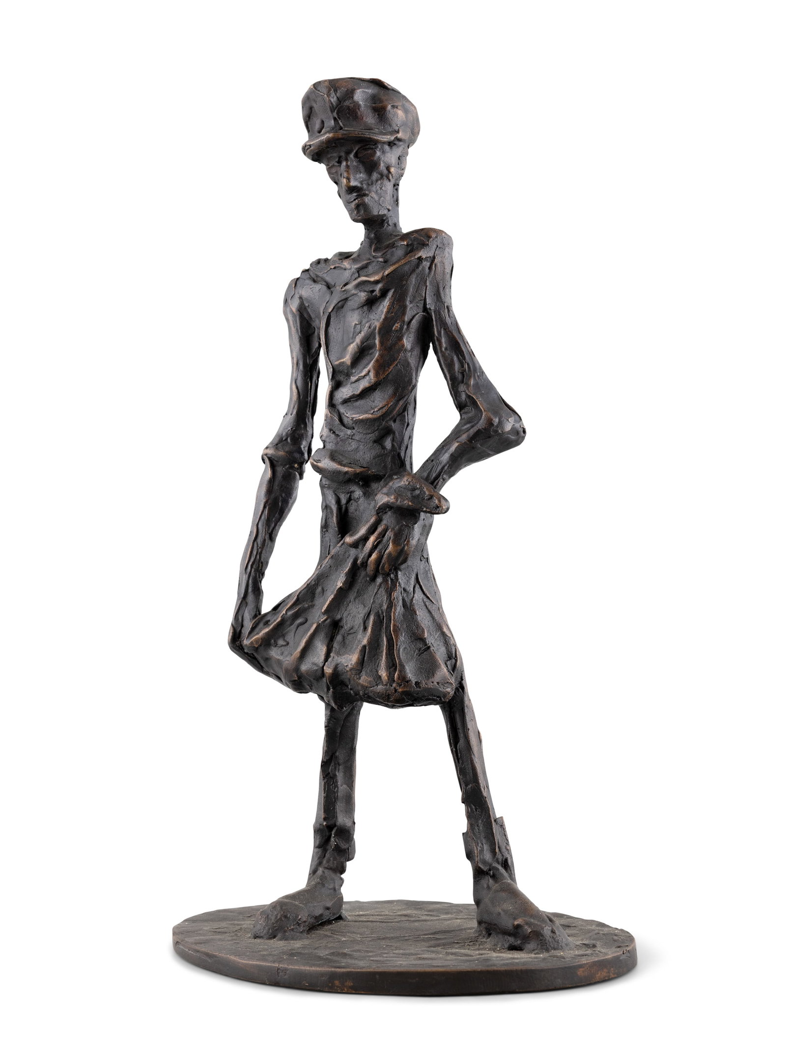 John Behan RHA (b.1938) Potato Sower Bronze, 41.5cm (16¼'') (h) Signed (1 of 7)