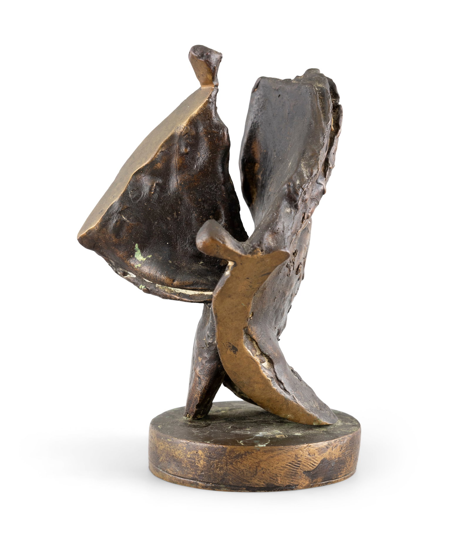 Leo Higgins (b.1951) Abstract Figure (1980) Bronze, 19.5cm (7¾'') (h) Signed with initials and (1 of 4)