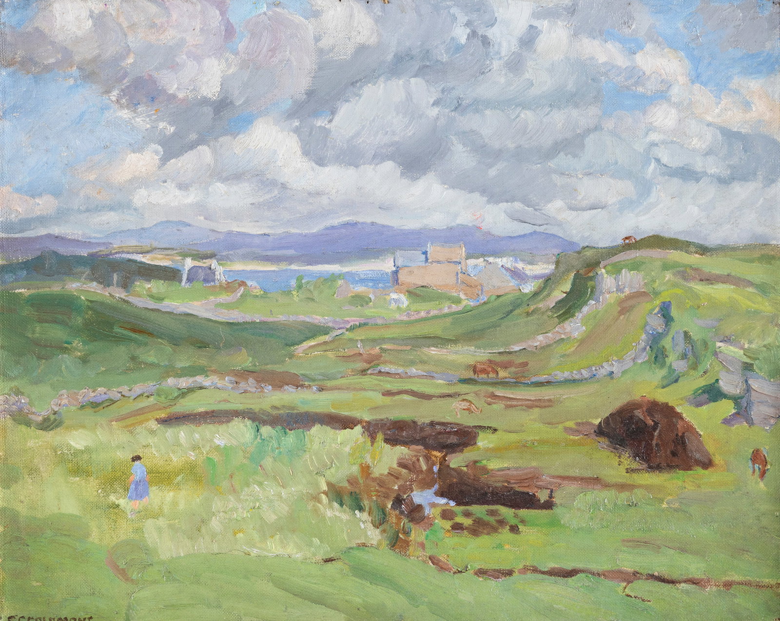 Estella Frances Solomons (1882-1968) Ballymore Co. Donegal Oil on canvas board, 31 x 39cm (12 x (1 of 4)