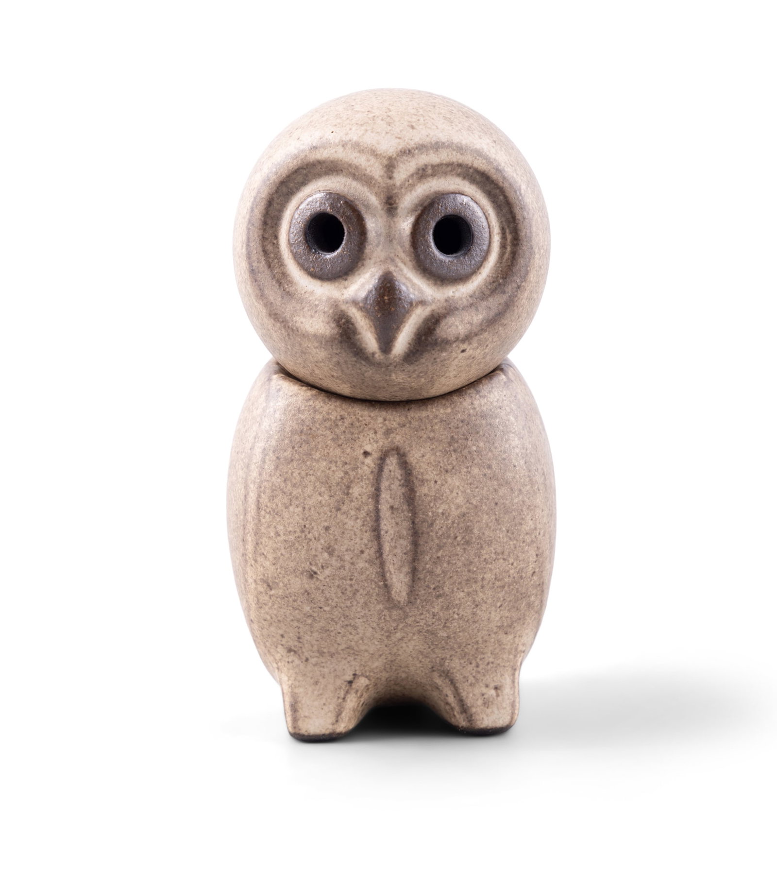 HEINER HAND KÖRTING The Körting ceramic owl by Bauhaus sculptor Heiner Hans Körting.: HEINER HAND KÖRTING The Körting ceramic owl by Bauhaus sculptor Heiner Hans Körting. 10.5cm(h)