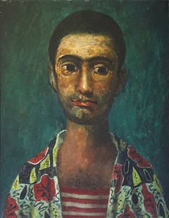 Daniel O'Neill (1920-1974) Foreign Sailor Oil on: Daniel O'Neill (1920-1974) Foreign Sailor Oil on board, 45.5 x 35cm (18 x 14") Signed bottom right Exhibited: The Goodwin Galleries, Limerick (original label verso)