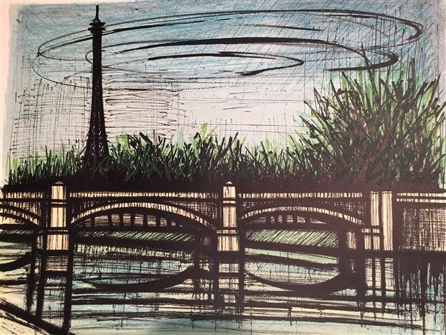 Bernard Buffet  Paris scene Litho (1 of 7)