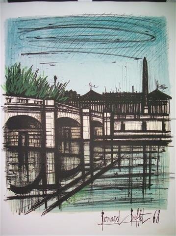 Bernard Buffet lithograph (1 of 10)