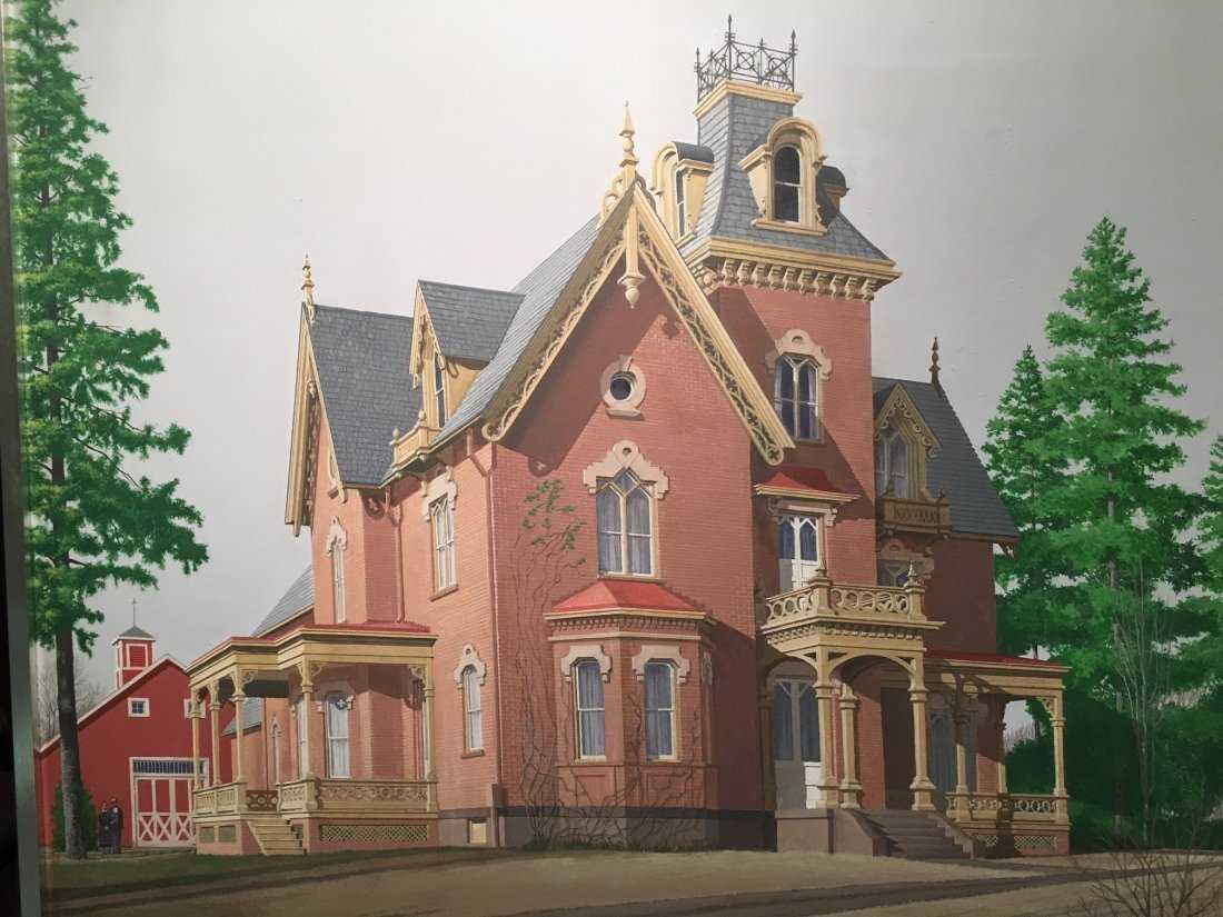 W H MARSHALL Large acrylic painting (1 of 8)