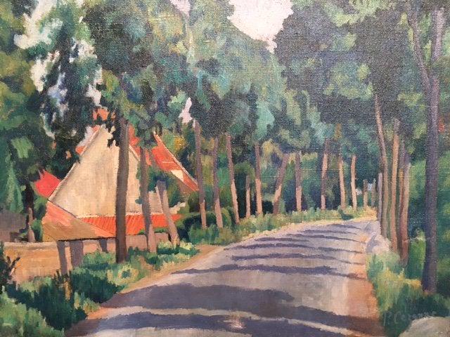 Antique oil on Canvas painting signed:  P Cezanne (1 of 20)