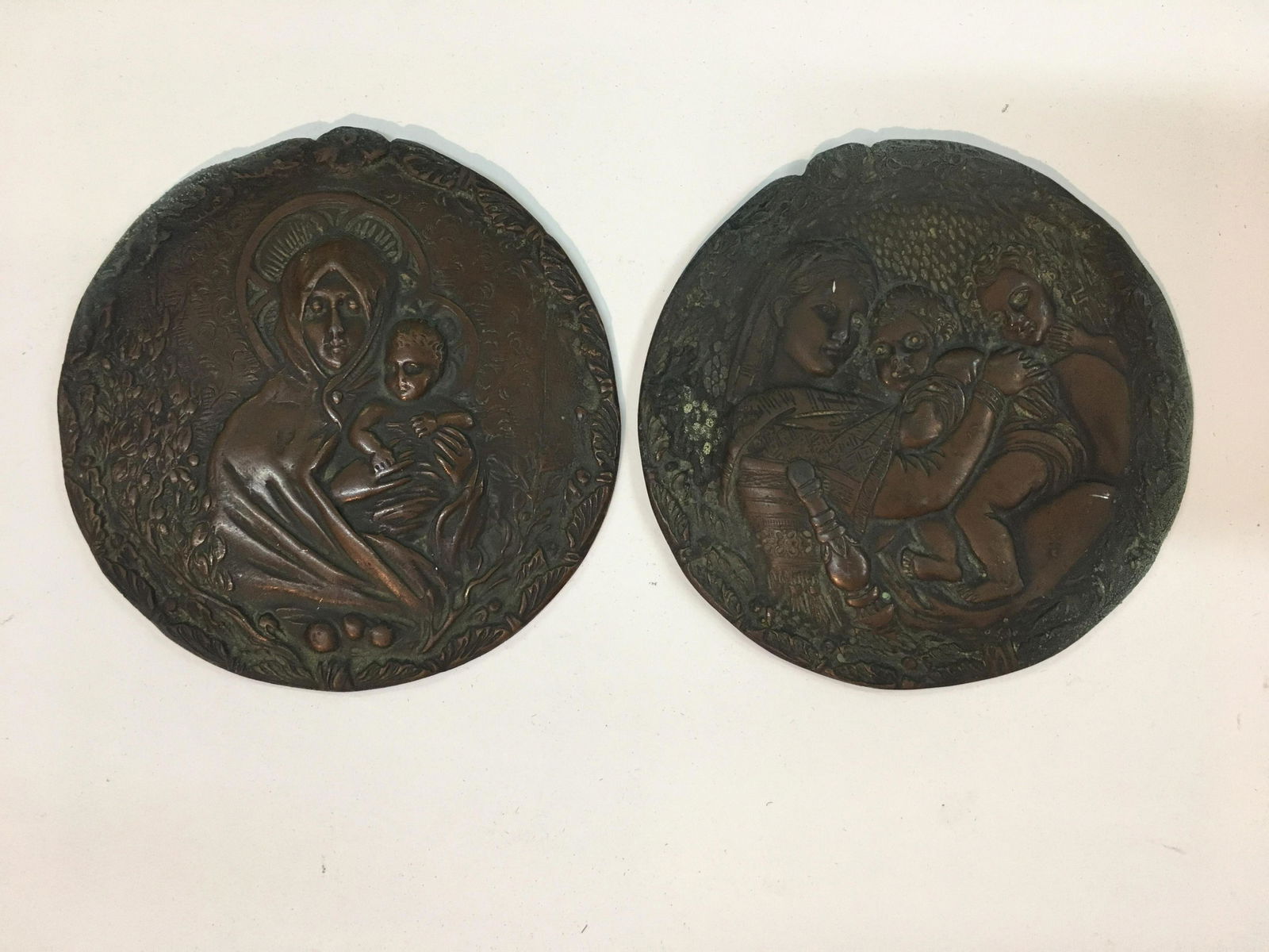 Pair of Italian Bronze Plaques (1 of 5)