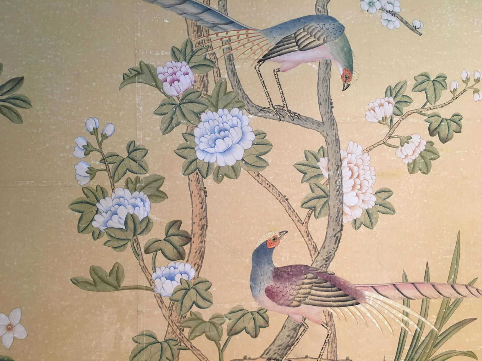 A massive hand painted oriental art work (1 of 20)