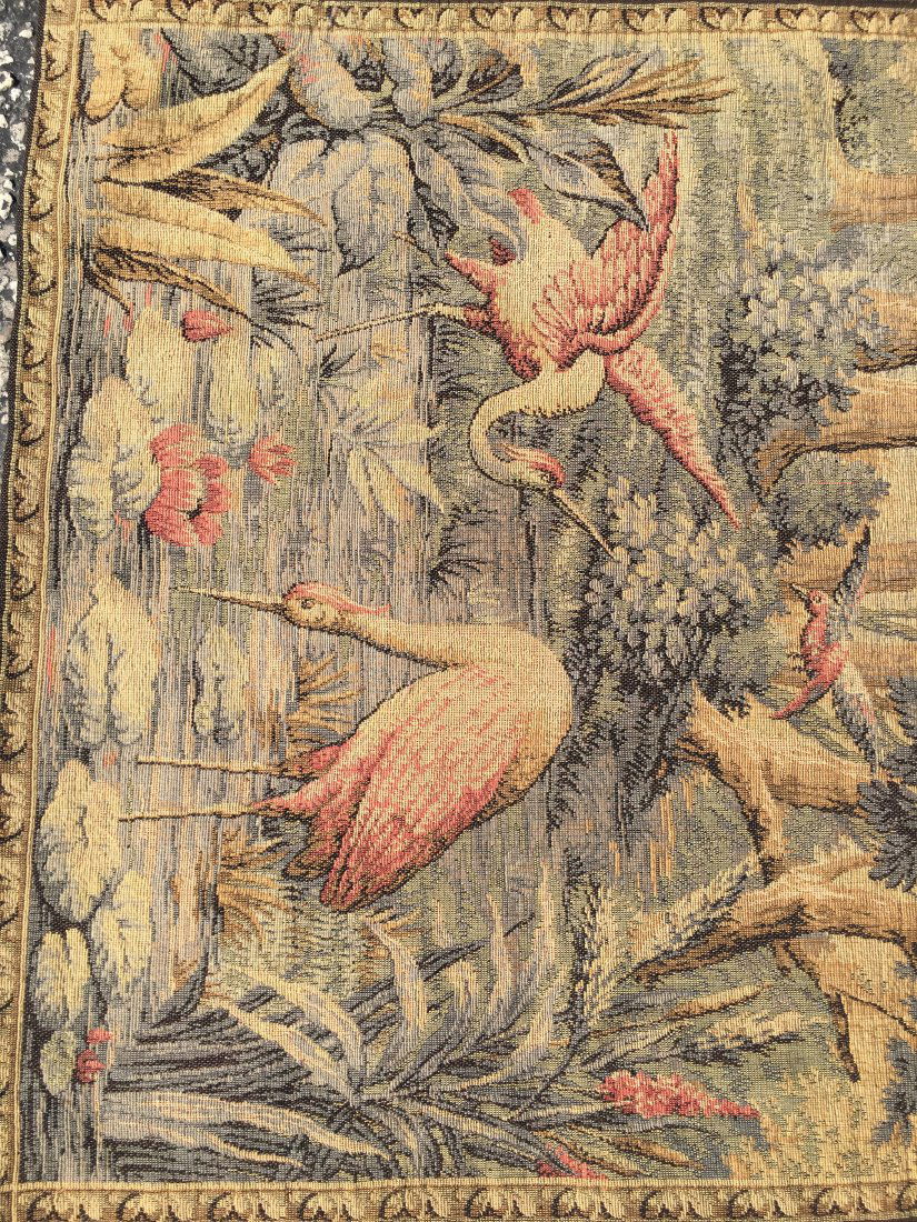 French small wall hanging tapestry (1 of 5)