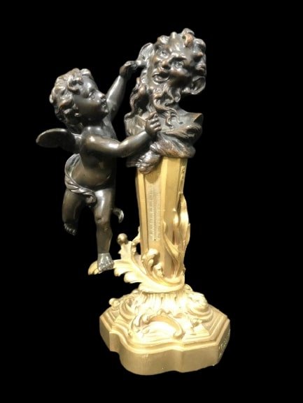 SYLVAIN KINSBURGER gilt bronze Thermometer SCULPTURE (1 of 12)