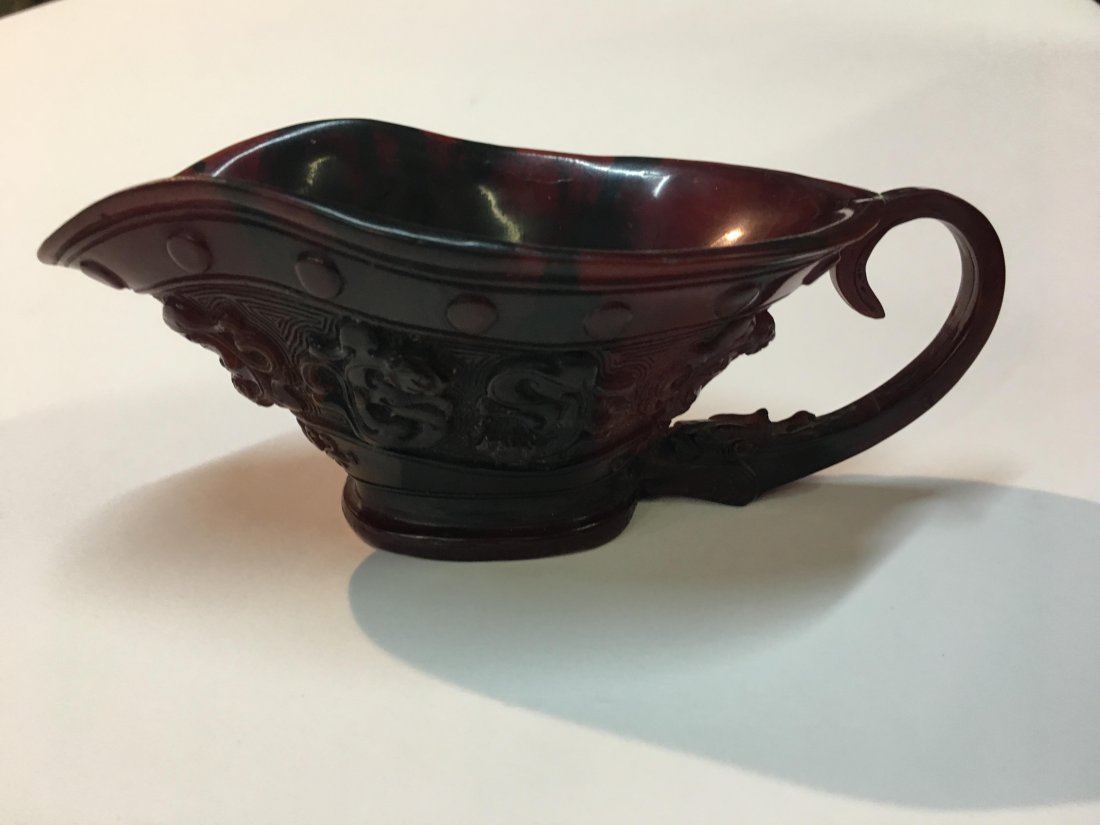 A Chinese Wine ritual cup: A Chinese Wine ritual cup.