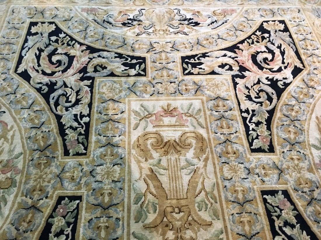 A Nepalese Savonnieres design room size rug (1 of 6)