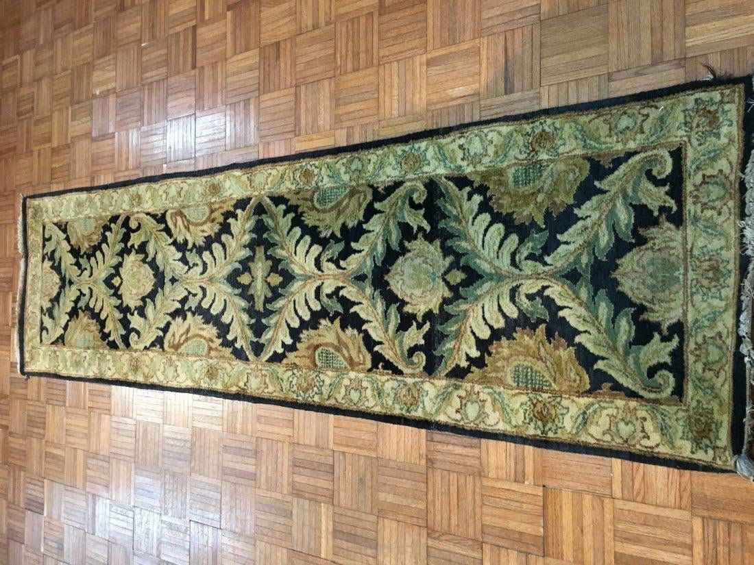 A handwoven Indian Kashan Runner (1 of 5)