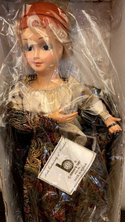 Martha Jefferson Randolph Porcelain doll by Brinn (1 of 6)