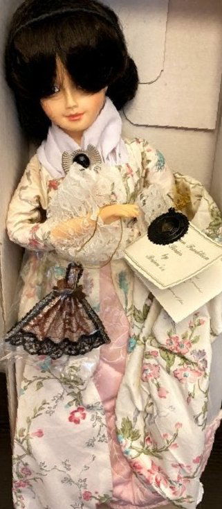 Abigail Smith Adams Porcelain Doll by Brinn (1 of 7)