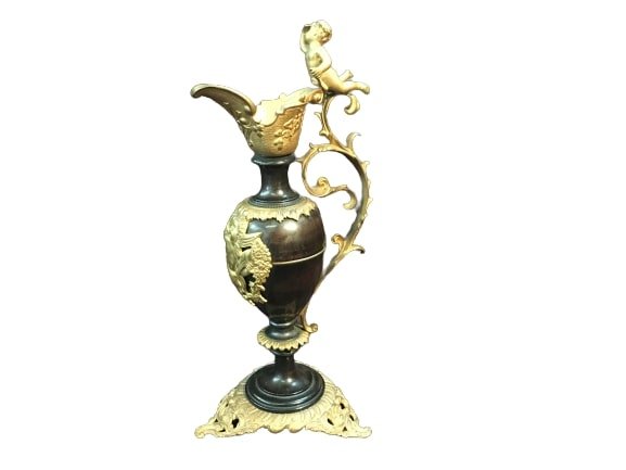 Antique Ewer vase with detailed Cherubs (1 of 9)