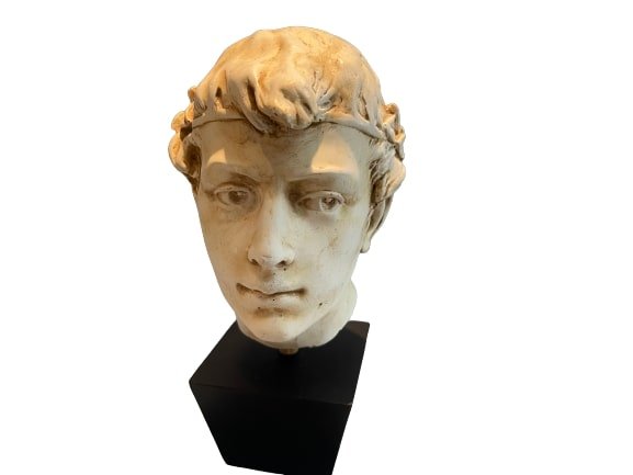 A plaster head bust statue (1 of 17)