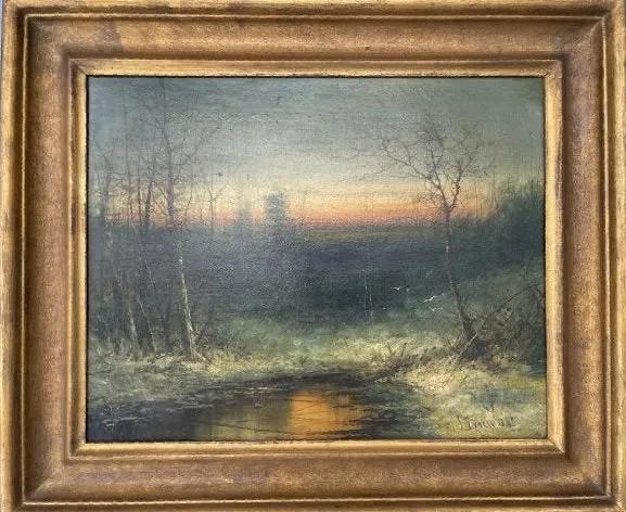 George Inness (1825 - 1894) Oil on Canvas painting (1 of 20)