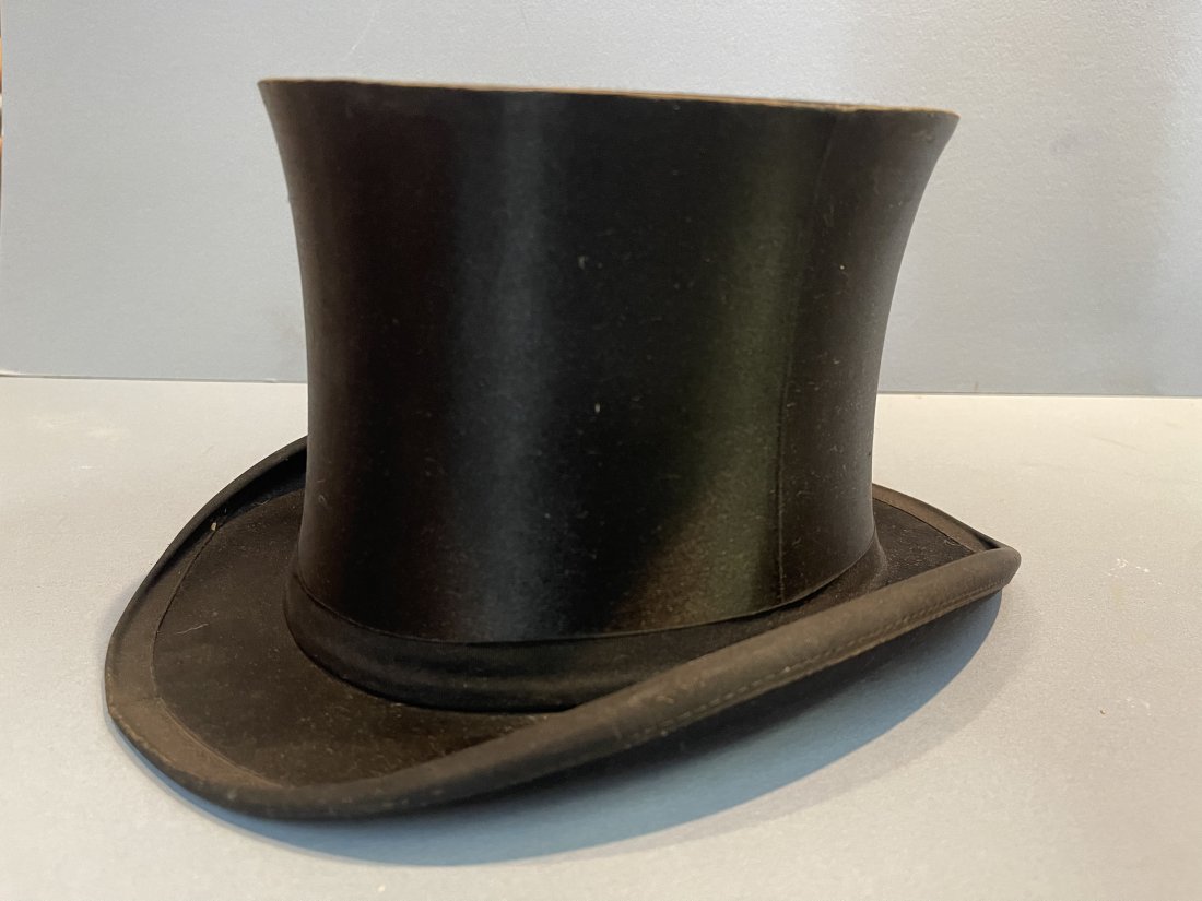 A  men's black TOP HAT by Mobus & Spitzbarth of Germany (1 of 7)
