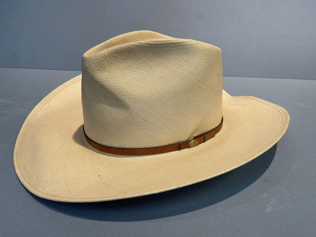 A Genuine Shantung Cowboy Hat by John B Stetson Co (1 of 10)