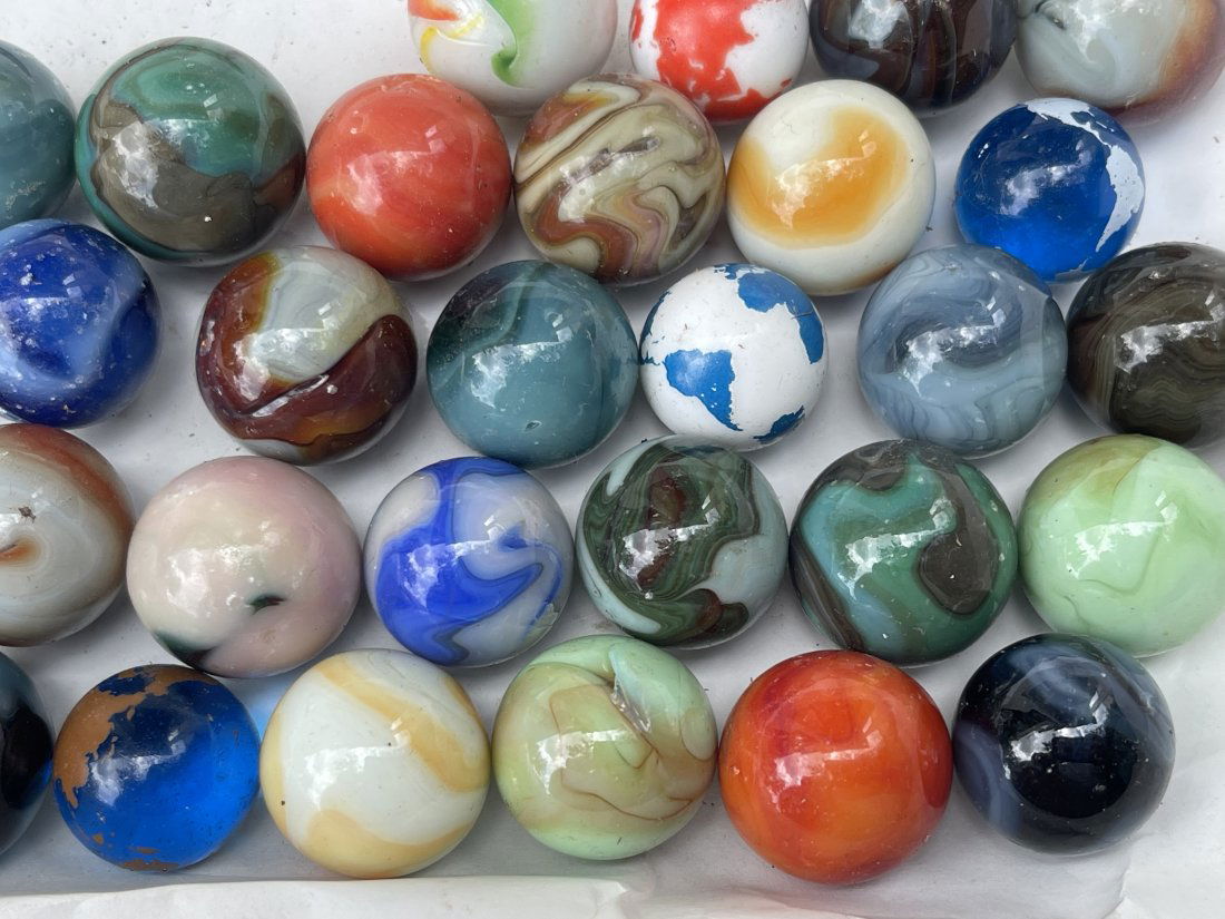 A vintage collection of Marbles (1 of 6)