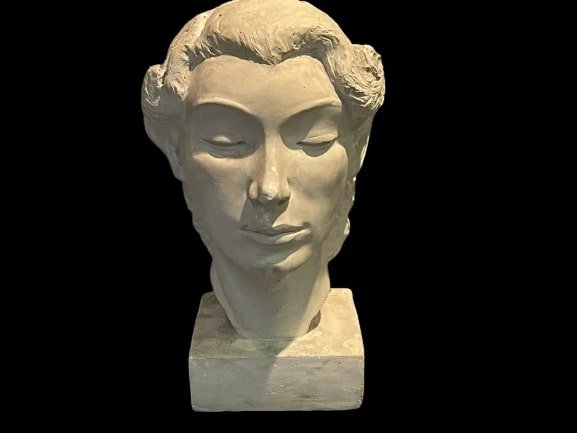 A plaster head bust (1 of 15)