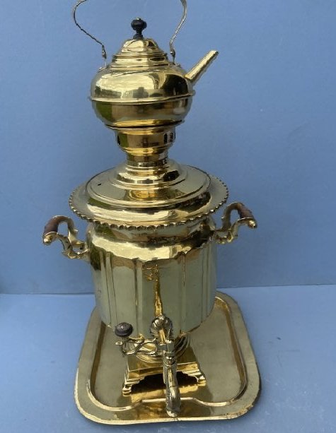 A Brass Samovar tea making set (1 of 17)