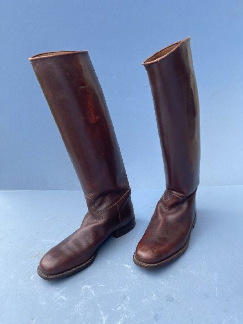 Pair of English Leather Horse Riding Boots (1 of 15)
