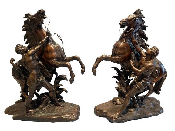 Pair of bronze statues after  Guillaume Coustou (1 of 20)