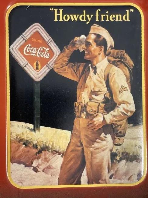 A Coca cola serving HOWDY FRIEND Tray (1 of 5)