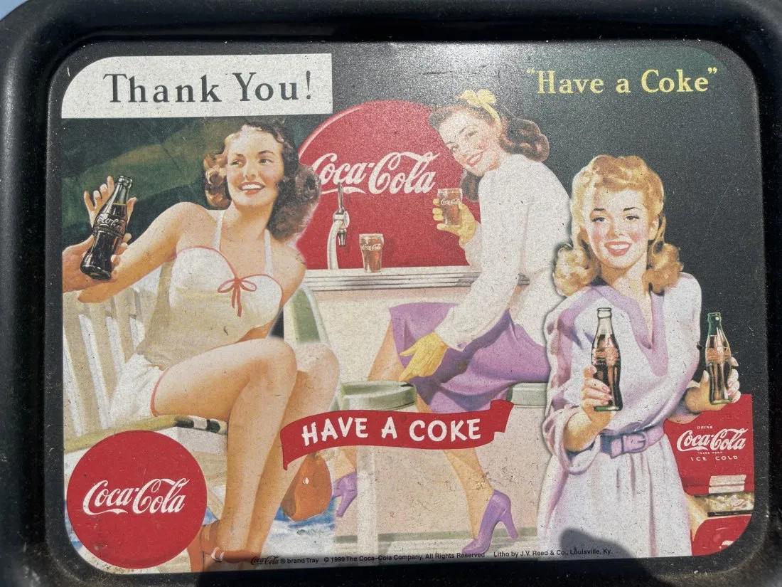A Coca cola HAVE A COKE advertisement tray (1 of 4)