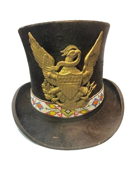 Rare 19th Century Beaver Sioux American Indian Top Hat (1 of 20)