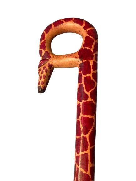 A Giraffe design handle walking stick Cane (1 of 12)