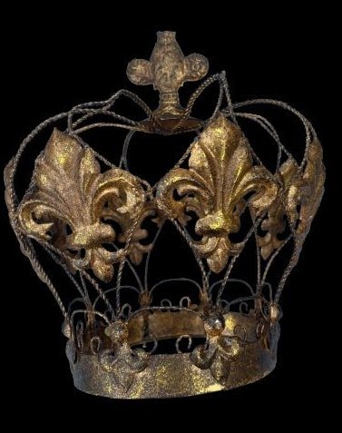 A decorative  Fleur-de-lis King's Crown (1 of 14)