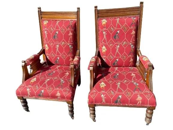 Pair of antique Victorian Chairs (1 of 14)