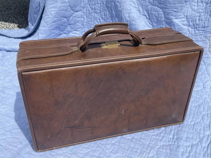 Louis Vuitton Alzer 80 LARGEST Vintage Trunk w Case Ex Mint ser# $15K