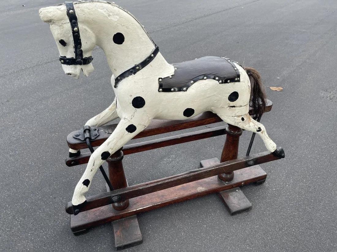 Antique Victorian English Rocking horse by F.H. Ayres (1 of 17)