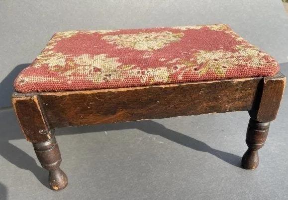 Antique foot stool (1 of 8)