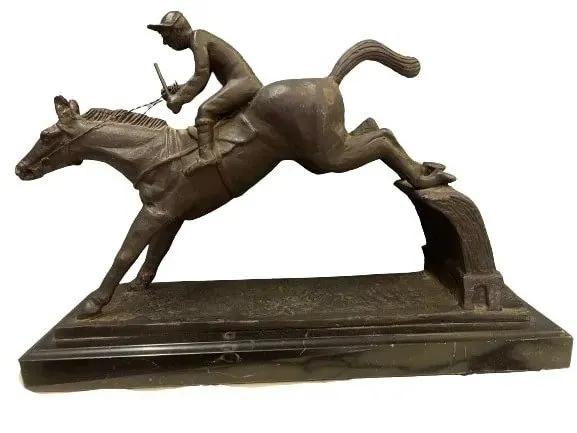 A Cast Iron Horse jockey statue (1 of 12)