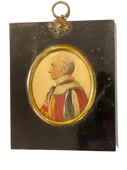 Antique Miniature painting of a Nobleman (1 of 12)