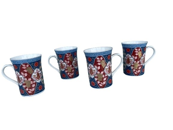 Set of four Smithsonian Institution Porcelain Coffee cups (1 of 15)