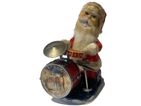 Tin Drum Playing Santa Clause Toy (1 of 16)