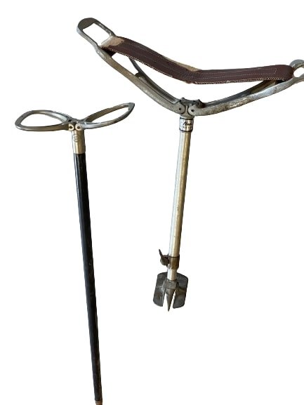 Two spectator Golf Seat Stick Adjustable Chairs (1 of 11)