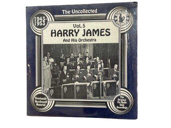 1943 Volume 5 HARRY JAMES and his Orchestra Record The Uncollected: 1943 - 1953 Volume 5 HARRY JAMES and his Orchestra Record The Uncollected by the HINDSIGHT RECORDS. In its original COVER.