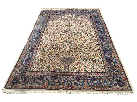 A handwoven oriental wool rug (1 of 15)