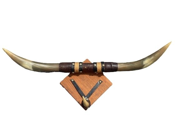 Bull Horn wall mount or Coat Hanger: Bull Horn wall mount or Coat Hanger. Measure 25 inches wide.