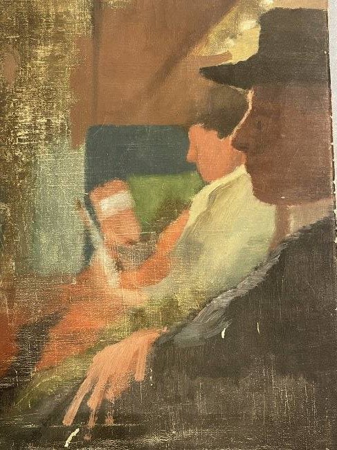 Old Oil on Canvas Impressionist painting: Old Oil on Canvas Impressionist painting by an unknown artist. Not Signed Measuring 10 inches wide by 14 inches long.