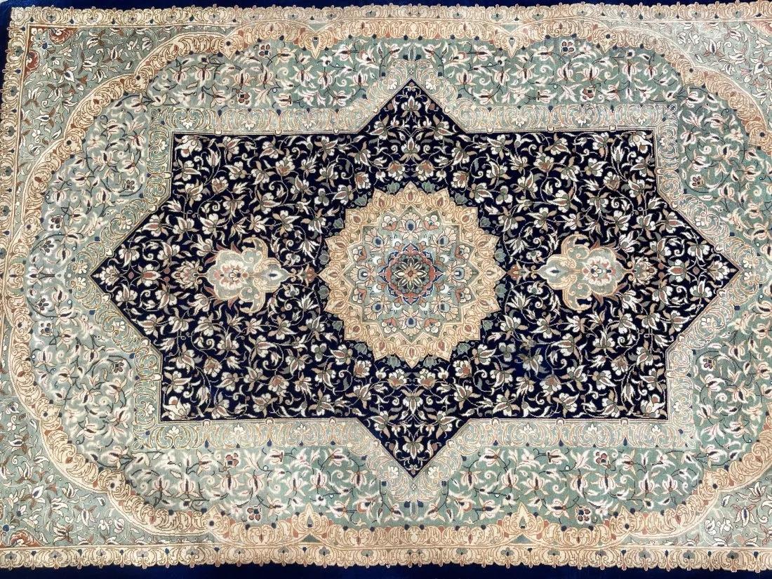 A Persian Silk Qum rug signed (0485) on Jan 21, 2023 Winter Park