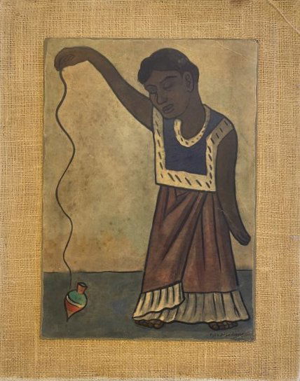 After Diego Rivera ( Mexican 1886 - 1957) Painting (1 of 17)